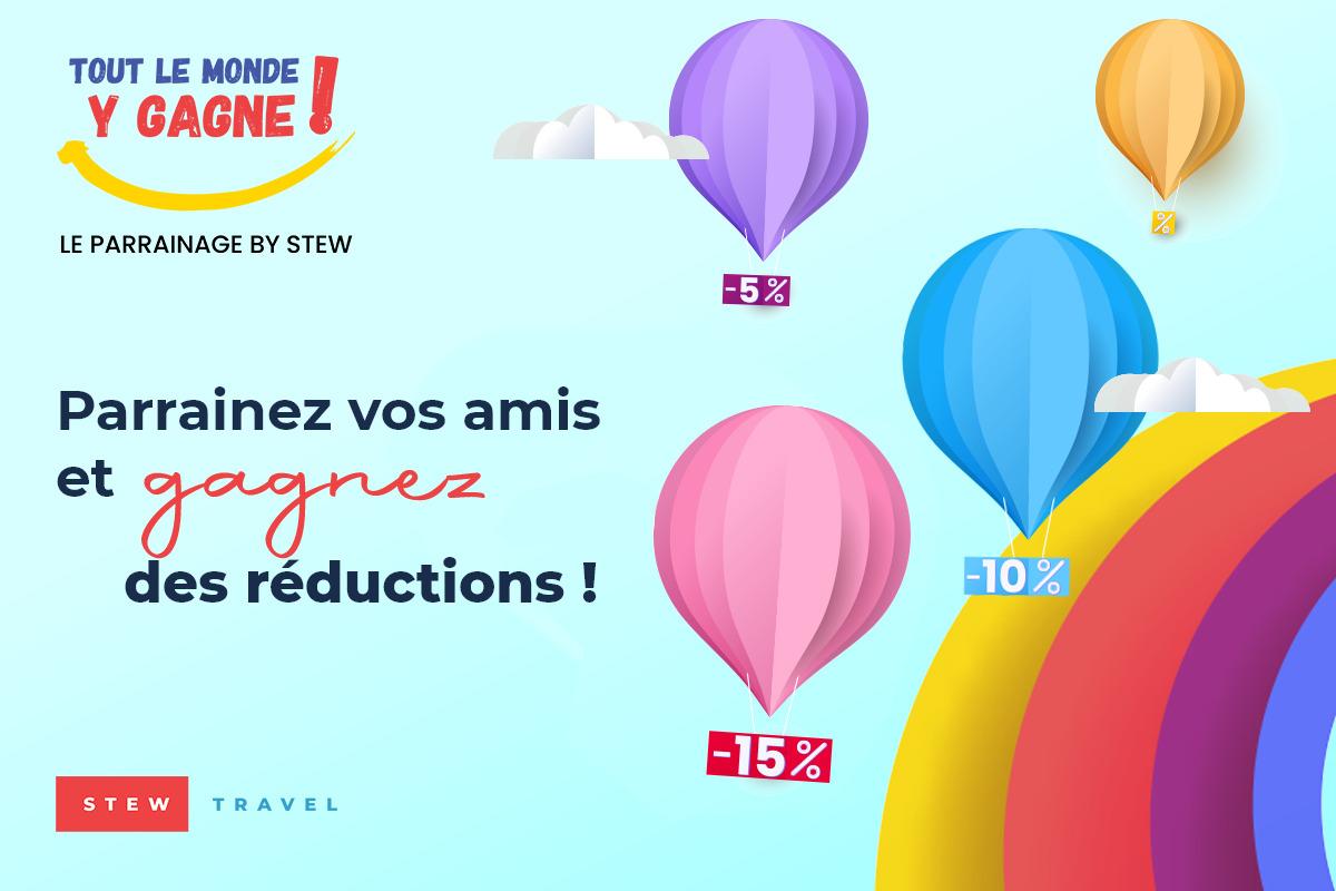 Parrainage et réductions voyages